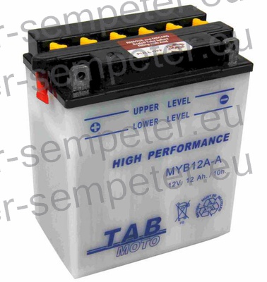 AKUMULATOR TOPLA 12V 12Ah/135A L+ WB TAB MOTO