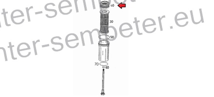 FILTER OLJA HIDRAVLIKE vložek manjši SAME Diamond 215 - 230 - 230DCR - 260 - 265 - 270DCR - 230II - 260II), Iron (130S - 140S - 150S - 165S) DEUTZ Agrotron (106 - 110 - 115 - 120 - 135 - 150 - 130 - 260), Agrotron 6.xx (6.00, 6.05, 6.15, 6.20, 6.30, 6.45), Agrotron MK3