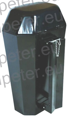 KOŠ ZA SMETI KOVINSKI KAPACITETE 50 LITROV