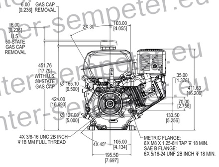 MOTOR KOSILNICE KOHLER 9.5KM 277ccm MUTA - BCS