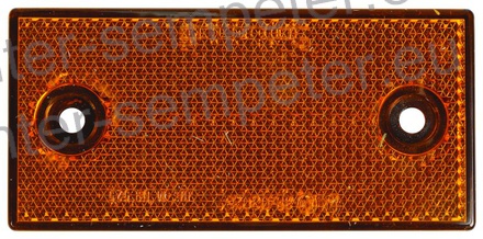 ODSEVNIK OGLAT ORANŽEN 94x46 SATURNUS