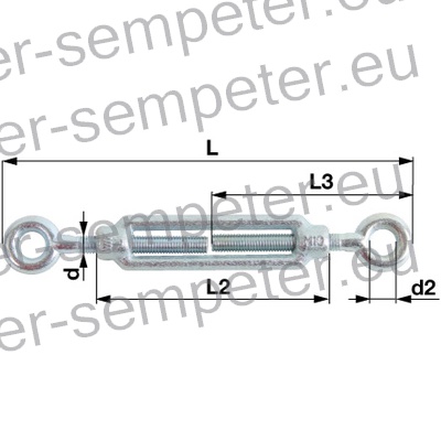 NATEZALEC NAPENJALEC VERIG M12 195 - 283 MM