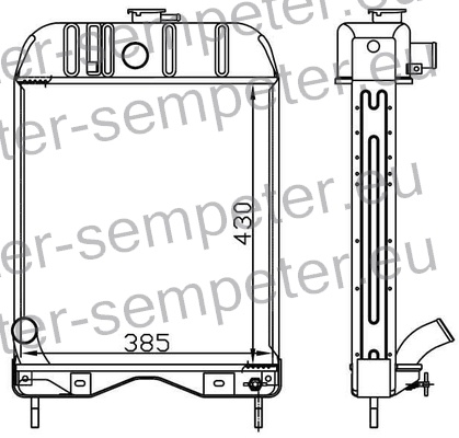HLADILNIK VODE MF - MASSEY FERGUSON 35