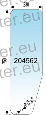 STEKLO KABINE SPREDAJ spodaj (brez gretja) UTB ORAŠJE NNT