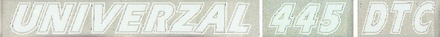 NALEPKA UTB "UNIVERZAL 445 DTC" UTB