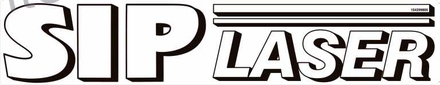 NALEPKA 140x720 "SIP LASER"