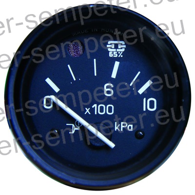 MANOMETER ZRAKA 12V električen 0 - 10x100kPa ZETOR 3320 - 3340 - 4320 - 4340 - 5320 - 5340 - 5340 HORAL - 6320 - 6340 - 7320 TURBO - 7340 TURBO