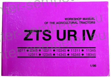 KATALOG TRAKTOR ZTS UR IV 8311 - 8345 - 10311 - 10345 - 11311 - 11345 - 12311 - 12345 - 14345 - 16345 - 18345 (IZDAJA: 01/1996)