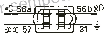 ŽAROMET SPREDNJI KVADRATEN brez pozicije SAME - SLH COBO