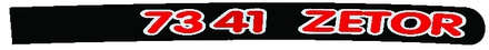 NALEPKA DESNA "7341 ZETOR"