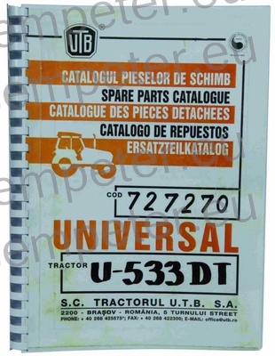KATALOG TRAKTOR UTB U533DT (cod727270)