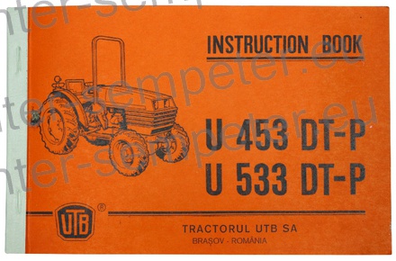 KATALOG TRAKTORJA PRIROČNIK ZA VZDRŽEVANJE TRAKTORJA UTB U453DTP - U533DTP