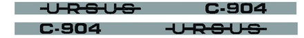 NALEPKA SET "URSUS C - 904"