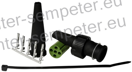 PRIKLJUČEK KONEKTOR (desni zelen 5 - polni) SVETILKE STOP MULTIPOINT ASPÖCK