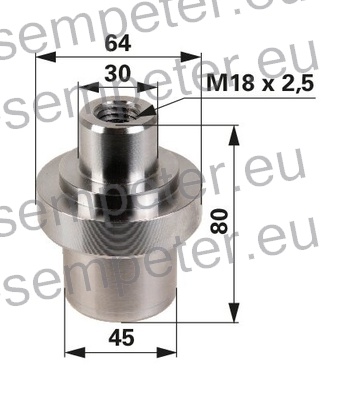 OSOVINA - SORNIK MOSTA SPREDNJEGA MF - MASSEY FERGUSON - LANDINI BLIZARD