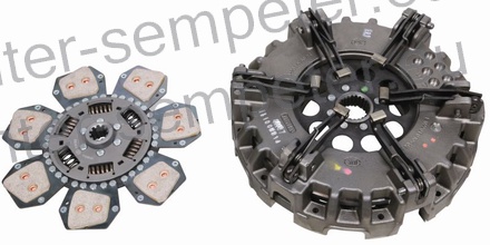 KOŠ (brez ležajev) SKLOPKE fi=310/310 kpl CASE 856/XL - 955/XL - 1055/XL - 1056/XL LUK