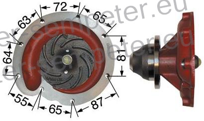 ČRPALKA VODE TURBINA fi=112 CASE