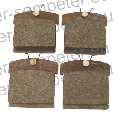 PLOŠČICE ZAVOR RENAULT 61 - 12, 80 - 14 TX 4.248 - TD226 - 4