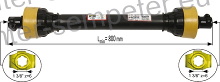 KARDAN PRIKLJUČKA DIREKTNI kpl SIP SPT