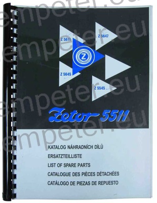 KATALOG TRAKTORJA ZETOR 5511 - 5545 - 5611 - 5645 - 5647