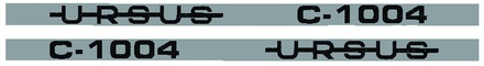 NALEPKA SET "URSUS C - 1004" IKTQSP
