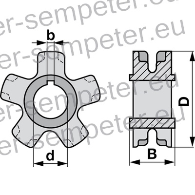 OREH VERIŽNI ODPRT 9x31