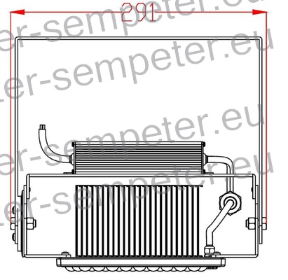 REFLEKTOR LED 17000Lm 100W 24V ZA SVETLOBNE STOLPE IP65 kot svetilnosti 60° delovna temperatura - 40°C do + 60°C