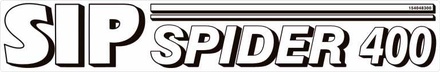 NALEPKA 75x460 "SIP SPIDER 400"
