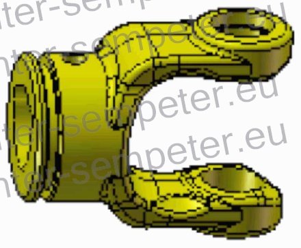 PRIKLJUČEK KARDANA NOTRANJI NA STRANI STROJA SPT