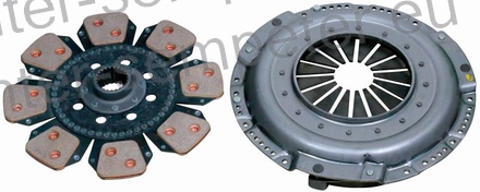 KOŠ (brez ležajev) SKLOPKE fi=350 kpl LUK MF - MASSEY - FERGUSON 2620 - 2625 - 2640 - 2645 - 2680 - 2685 - 2720 - 2725 - 3610 - 3630 - 3635 - 3645 - 3650 - 3655 - 3670 LANDINI 16000 - 16500 - 16550 - 17550