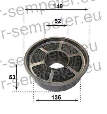 FILTER ZRAKA vložek - žičnat IMT 533 - 539 - 540 - 542
