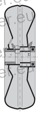 KOLO PODPORNO KOVINSKO 280x90x30mm