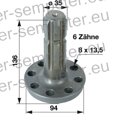 GRED KARDANA IZHODNA DEUTZ - FAHR