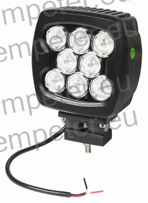 ŽAROMET LED 6500Lm 80W DELOVNI KVADRATEN 190x140 9 - 32V