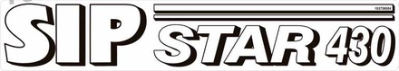NALEPKA 72x400 "SIP STAR 430"