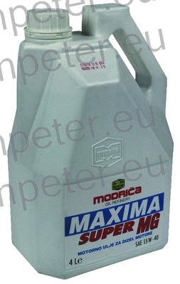OLJE MODRIČA MAXIMA SUPER MG SAE 15W 40 1/4L