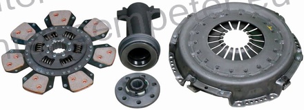 KOŠ (z ležajem) SKLOPKE fi=310 kpl LUK CNH NEW HOLLAND FIAT L95 - TL70 - TL80 - TL90 - TL90A - TL100 FORD 4835 - 5635 - 6630 - 6635 - 7635 CASE JX80U - JX90U - JX100U