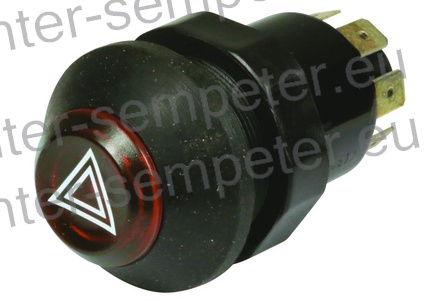 STIKALO TIPKA UTRIPALK VARNOSTNIH fi=30mm 6 kontaktov