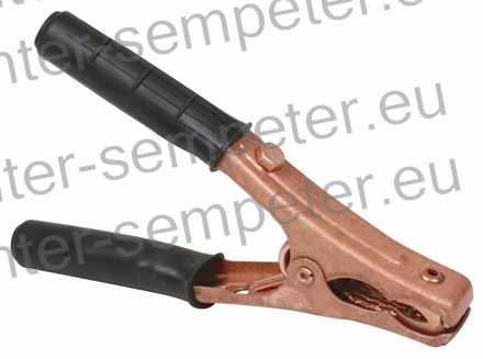 KLEŠČA ELEKTRIČNA bakrena povezana S PLETENICO črna 380A