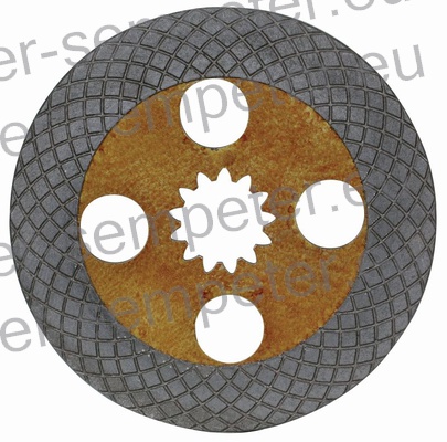 LAMELA - DISK ZAVOR fi=260 z=13/50x65 NEW HOLLAND FIAT serija TN (TN55 - TN60 - TN65 - TN70 - TN75 - TN80 - TN85 - TN90 - TN95) T4020 - T4030 - T4040, CASE JXC (JX1060C - JX1070C - JX1075C), JXN (JX1070N - JX1075N - JX1095N), JXV (JX1060V - JX1070V - JX1075V - JX1095V)
