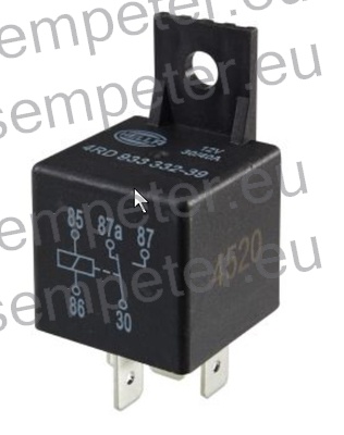 RELE 12V 30/40A 5 - polen HELLA