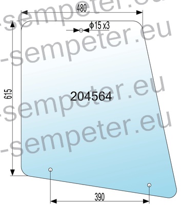 STEKLO KABINE VRAT zgoraj LEVO ali DESNO (brez gretja) UTB ORAŠJE NNT