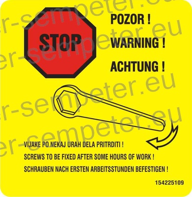 NALEPKA VARNOSTNA SIP