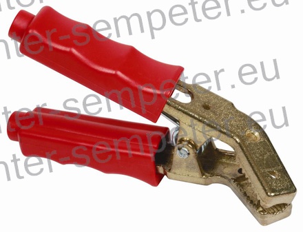 KLEŠČA ELEKTRIČNA iz medenine - ukrivljena RDEČA 800A