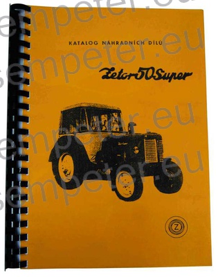 KATALOG TRAKTORJA ZETOR 50 SUPER