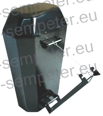 KOŠ ZA SMETI KOVINSKI KAPACITETE 50 LITROV