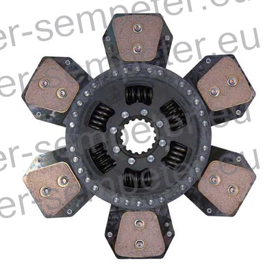 LAMELA SKLOPKE POGONA fi=310 z=16/40x45 LUK NEW HOLLAND FIAT L95 - TL70 - TL80 - TL90 - TL100 - T5030 CASE Seria JX(JX80UMaxxima - JX90UMaxxima - JX100UMaxxima - JX1070U - JX1080U - JX1090U) Seria JXU(75 - JXU85 - JXU95) (4835 - 5635 - 6630 - 6635 - 7635)