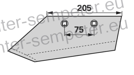 LEMEŽ PLUGA REGENT levi