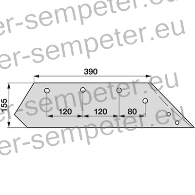 LEMEŽ DESNI 16 col KVERNELAND