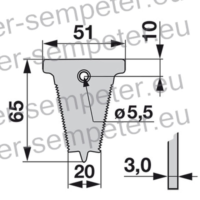 REZILO PRSTA (stari tip) SIP BUCHER